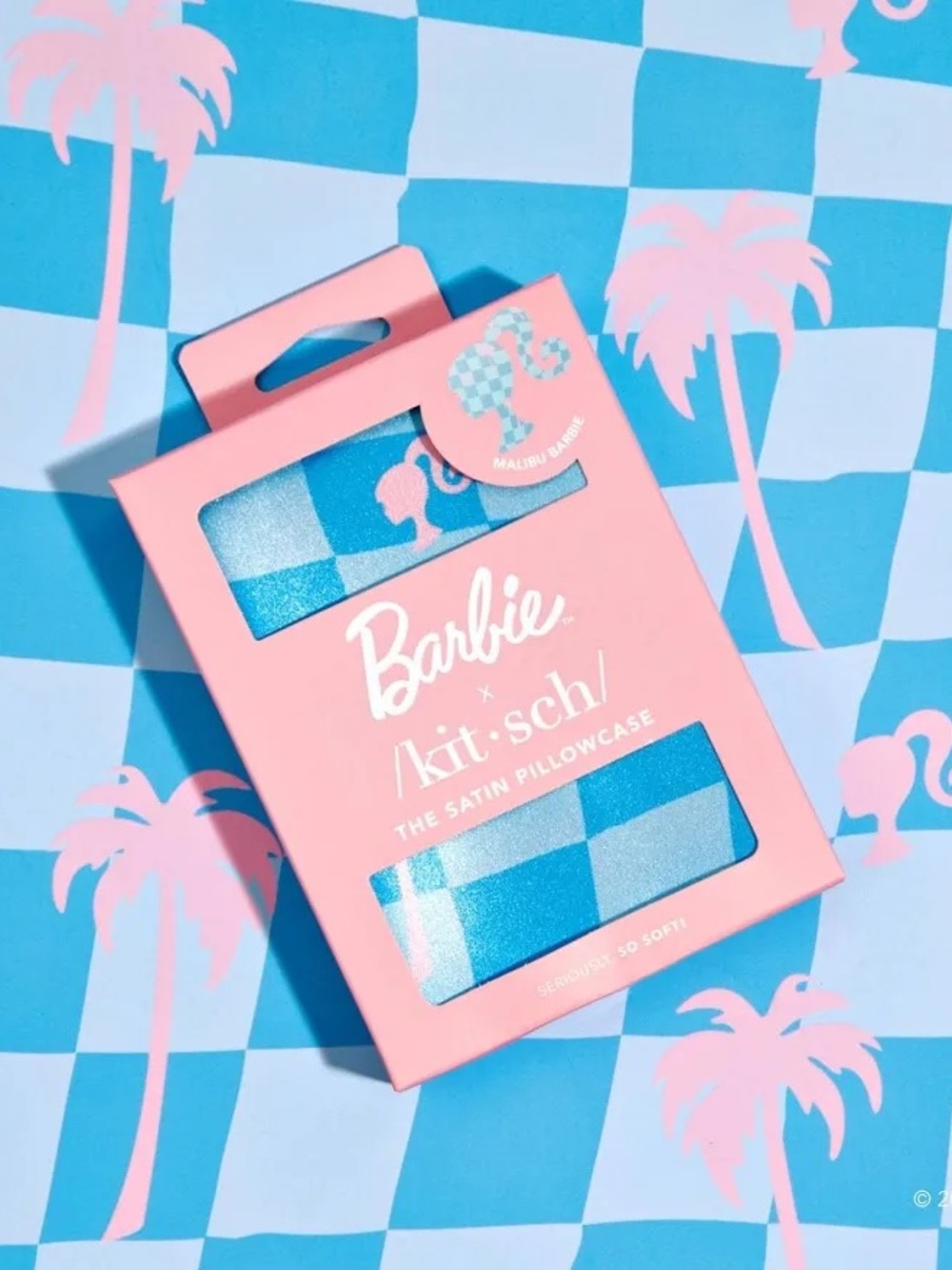Limited edition Barbie x Kitsch satin pillowcase